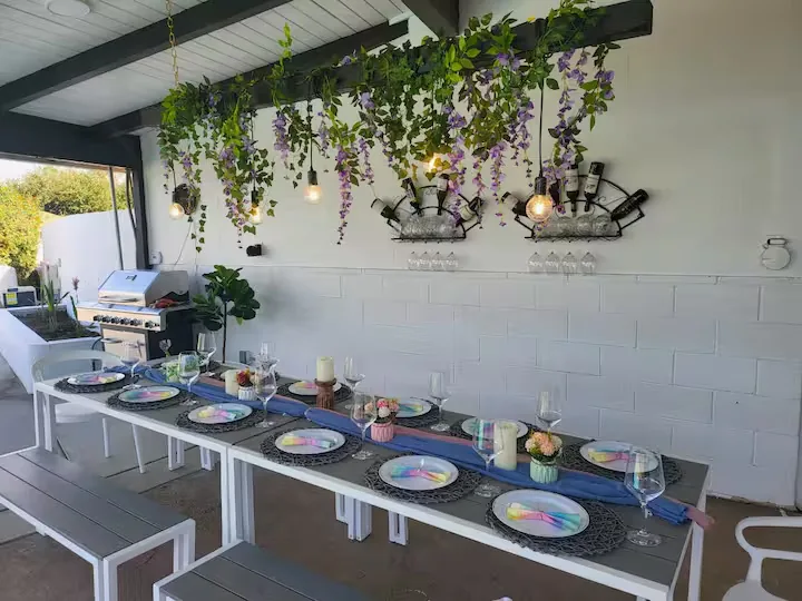 Event space at Modern Villa Outside of San Diego