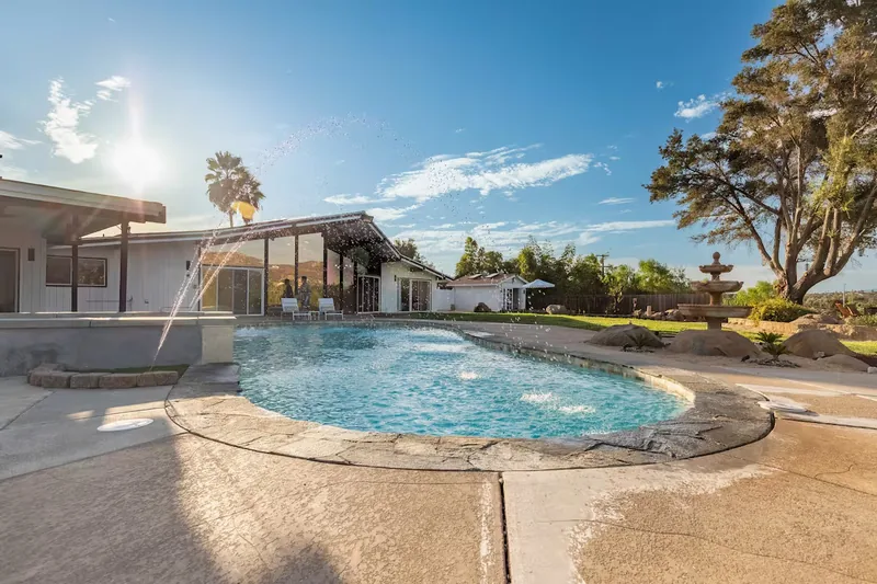 Event space at Modern Villa Outside of San Diego