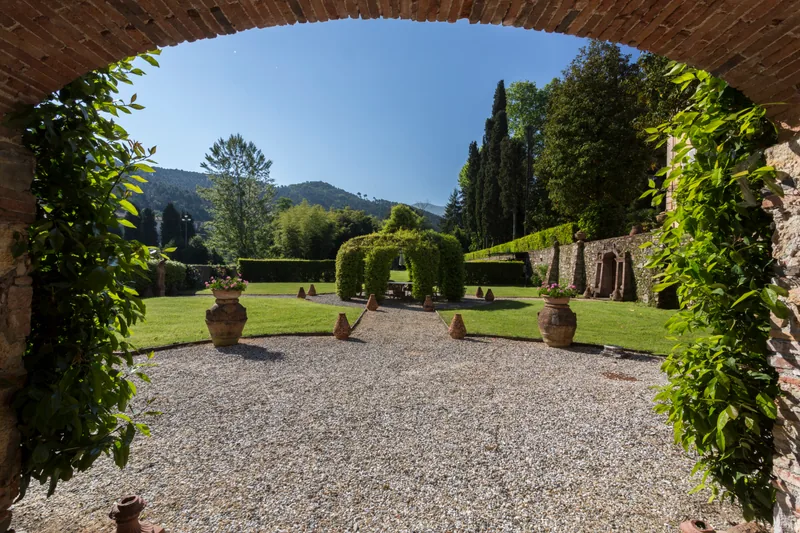 Event space at Twin Tuscan Italian Villas with Historic Gardens & Grand Event Spaces – Lucca, Italy