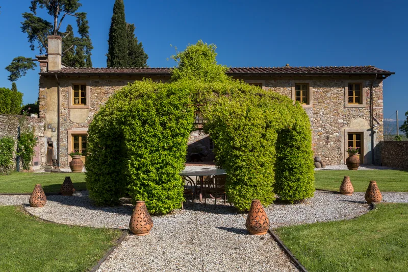 Event space at Twin Tuscan Italian Villas with Historic Gardens & Grand Event Spaces – Lucca, Italy