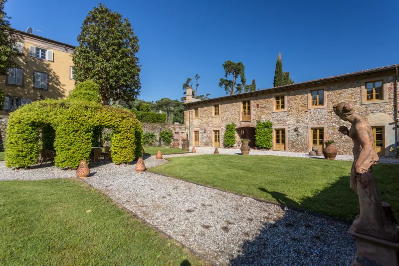 Event space at Twin Tuscan Italian Villas with Historic Gardens & Grand Event Spaces – Lucca, Italy