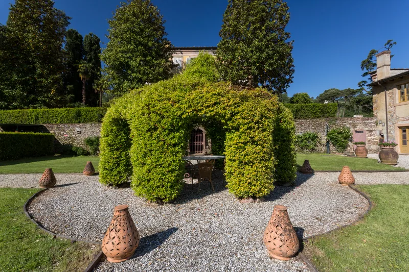 Event space at Twin Tuscan Italian Villas with Historic Gardens & Grand Event Spaces – Lucca, Italy