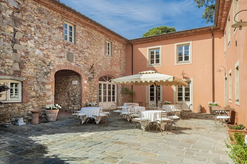 Event space at Twin Tuscan Italian Villas with Historic Gardens & Grand Event Spaces – Lucca, Italy