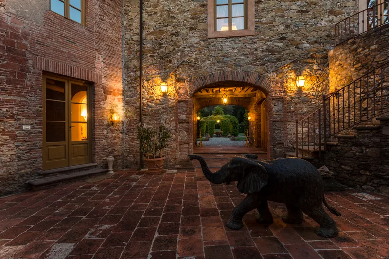 Event space at Twin Tuscan Italian Villas with Historic Gardens & Grand Event Spaces – Lucca, Italy