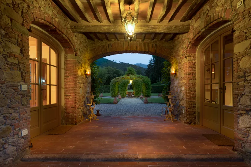 Event space at Twin Tuscan Italian Villas with Historic Gardens & Grand Event Spaces – Lucca, Italy