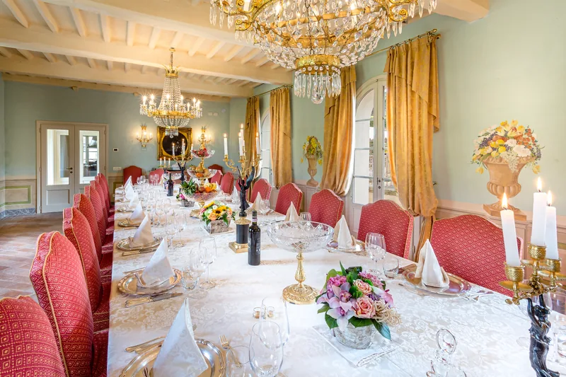 Event space at Twin Tuscan Italian Villas with Historic Gardens & Grand Event Spaces – Lucca, Italy