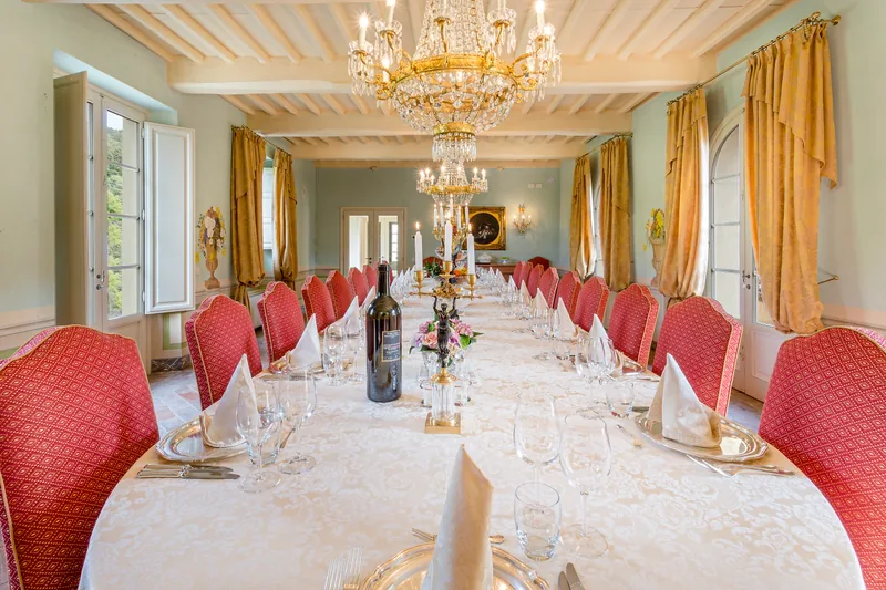 Event space at Twin Tuscan Italian Villas with Historic Gardens & Grand Event Spaces – Lucca, Italy