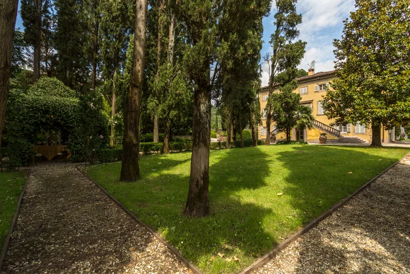 Event space at Twin Tuscan Italian Villas with Historic Gardens & Grand Event Spaces – Lucca, Italy