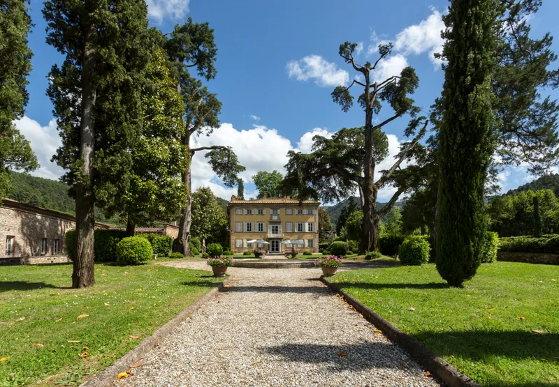 Event space at Twin Tuscan Italian Villas with Historic Gardens & Grand Event Spaces – Lucca, Italy