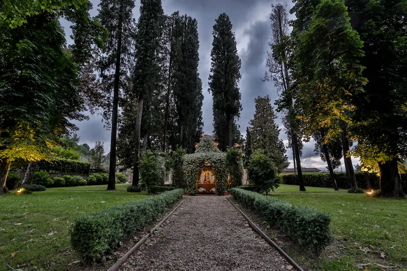 Event space at Twin Tuscan Italian Villas with Historic Gardens & Grand Event Spaces – Lucca, Italy