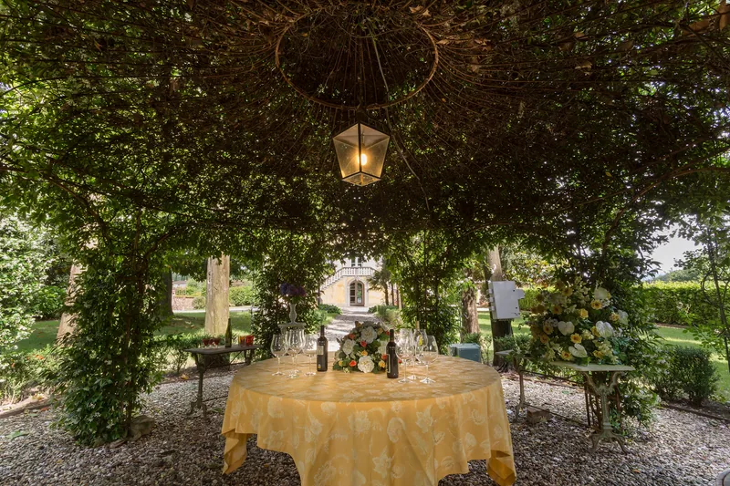 Event space at Twin Tuscan Italian Villas with Historic Gardens & Grand Event Spaces – Lucca, Italy