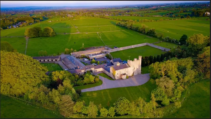 Event space at 12th-Century Irish Castle Retreat with Panoramic Views – County Meath, Ireland