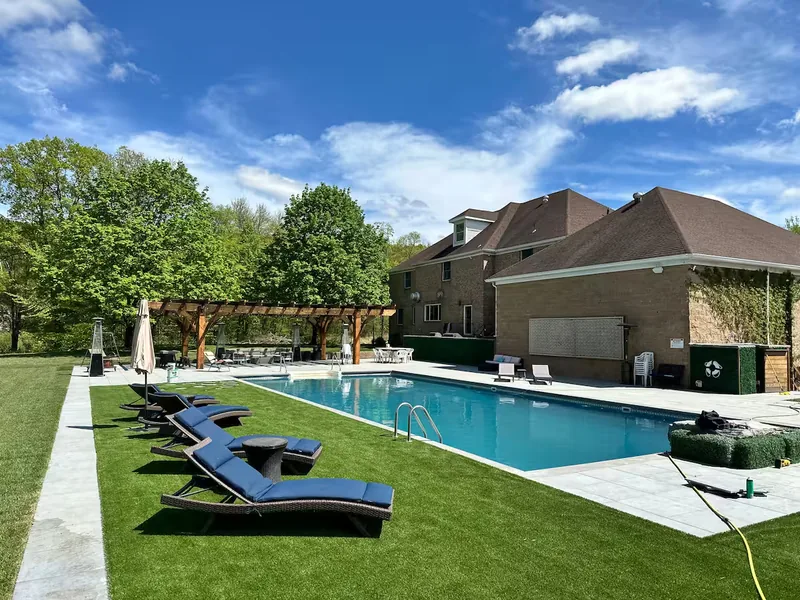 Event space at New Jersey /NY Wedding Estate with Pool, Hot Tub, and Pickleball – Easy New York City Access