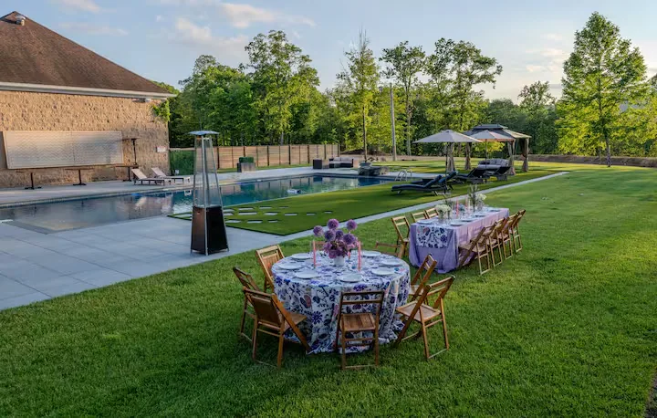 Event space at New Jersey /NY Wedding Estate with Pool, Hot Tub, and Pickleball – Easy New York City Access