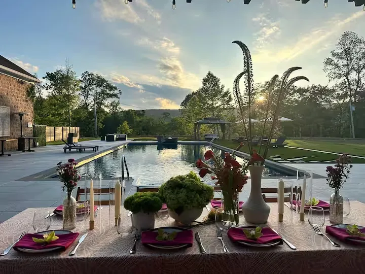 Event space at New Jersey /NY Wedding Estate with Pool, Hot Tub, and Pickleball – Easy New York City Access