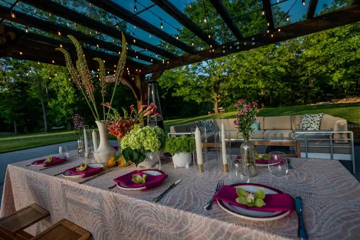 Event space at New Jersey /NY Wedding Estate with Pool, Hot Tub, and Pickleball – Easy New York City Access