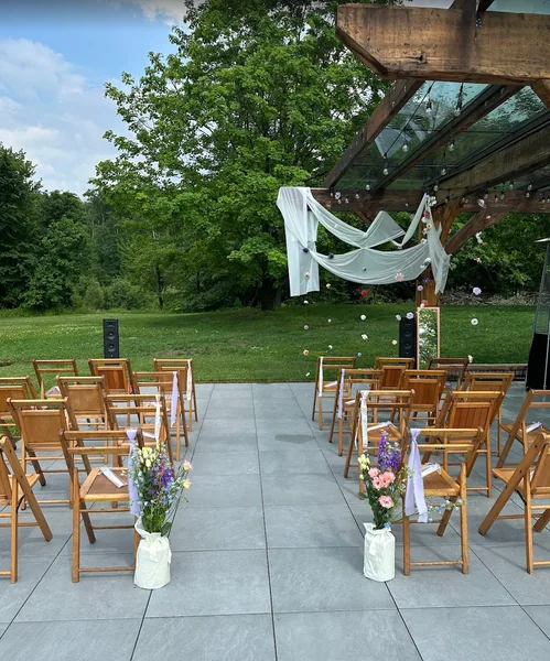 Event space at New Jersey /NY Wedding Estate with Pool, Hot Tub, and Pickleball – Easy New York City Access