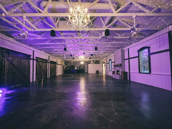 Event space at Rustic-Luxe Wedding Weekend Estate near Dallas/Fort Worth with Lodging & Venue