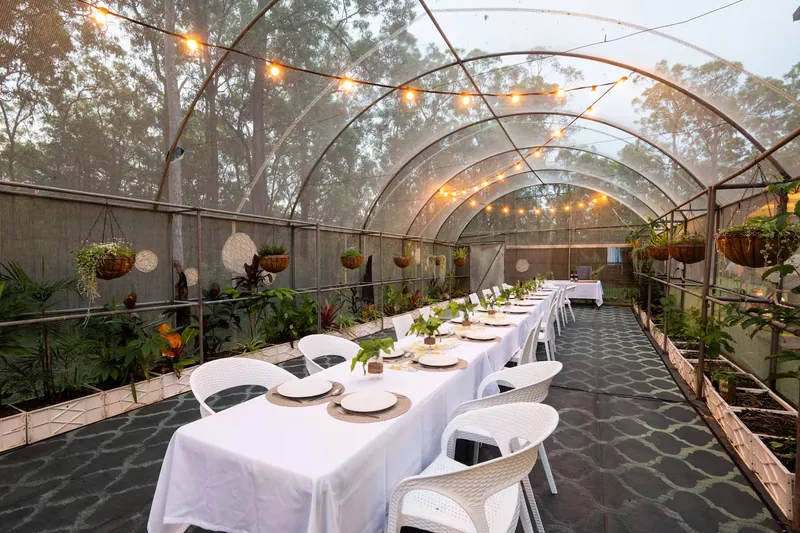 Event space at Luxury Barndominium– A Nature Retreat Near Brisbane