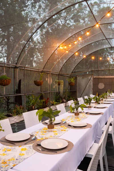 Event space at Luxury Barndominium– A Nature Retreat Near Brisbane