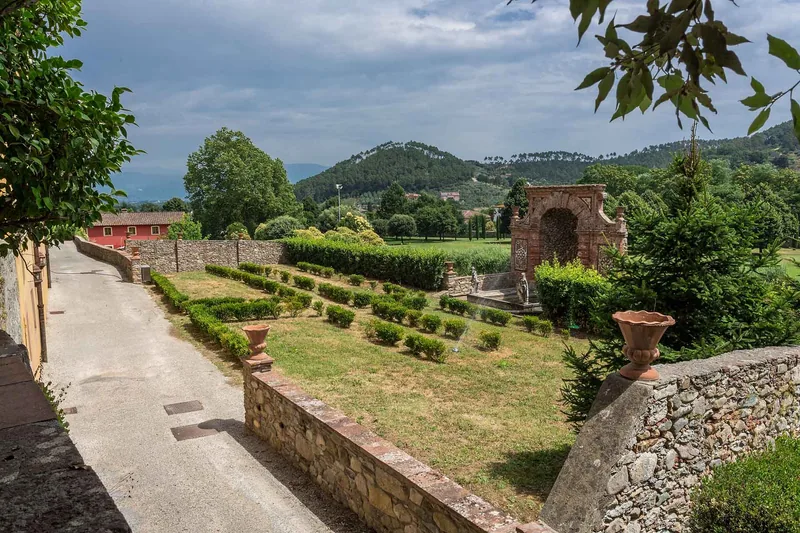 Event space at Tuscan 4-Villa Collection with Poolside Gardens & Historic Charm – Near Lucca, Italy