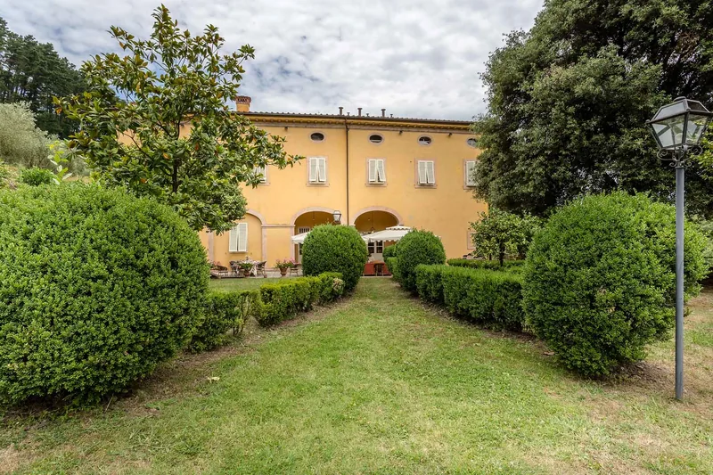 Event space at Tuscan 4-Villa Collection with Poolside Gardens & Historic Charm – Near Lucca, Italy