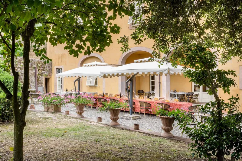 Event space at Tuscan 4-Villa Collection with Poolside Gardens & Historic Charm – Near Lucca, Italy