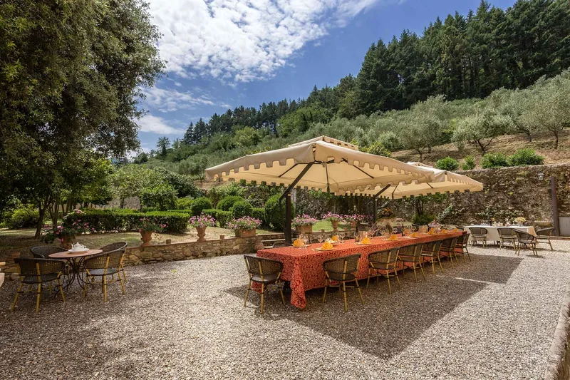 Event space at Tuscan 4-Villa Collection with Poolside Gardens & Historic Charm – Near Lucca, Italy