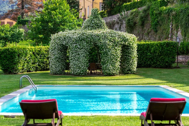 Event space at Tuscan 4-Villa Collection with Poolside Gardens & Historic Charm – Near Lucca, Italy