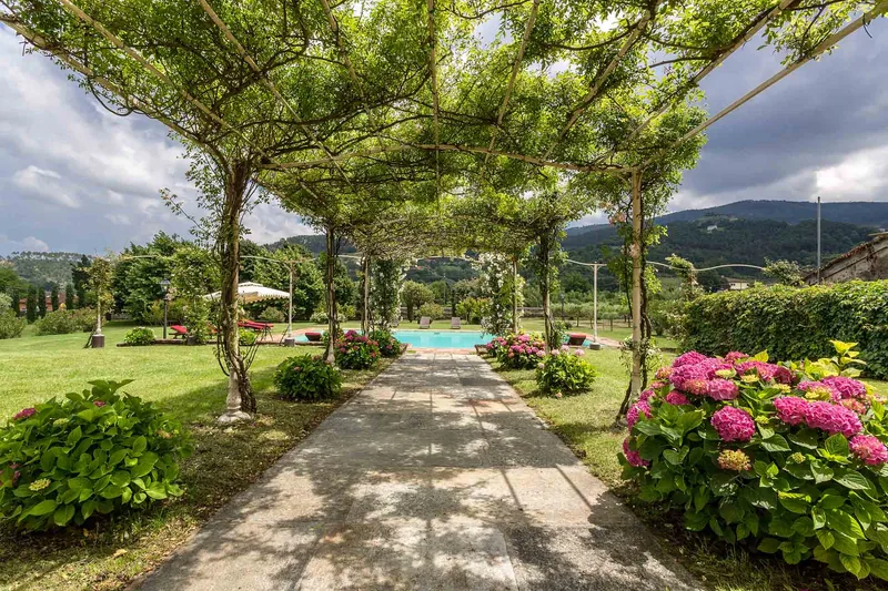 Event space at Tuscan 4-Villa Collection with Poolside Gardens & Historic Charm – Near Lucca, Italy