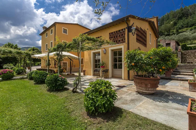 Event space at Tuscan 4-Villa Collection with Poolside Gardens & Historic Charm – Near Lucca, Italy
