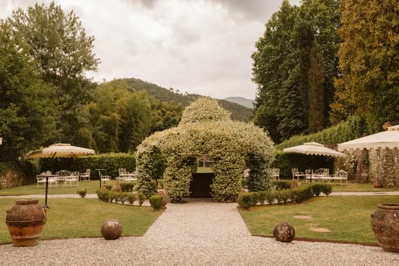 Event space at Tuscan 4-Villa Collection with Poolside Gardens & Historic Charm – Near Lucca, Italy