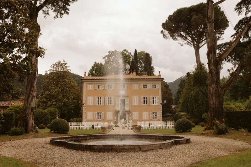 Event space at Tuscan 4-Villa Collection with Poolside Gardens & Historic Charm – Near Lucca, Italy