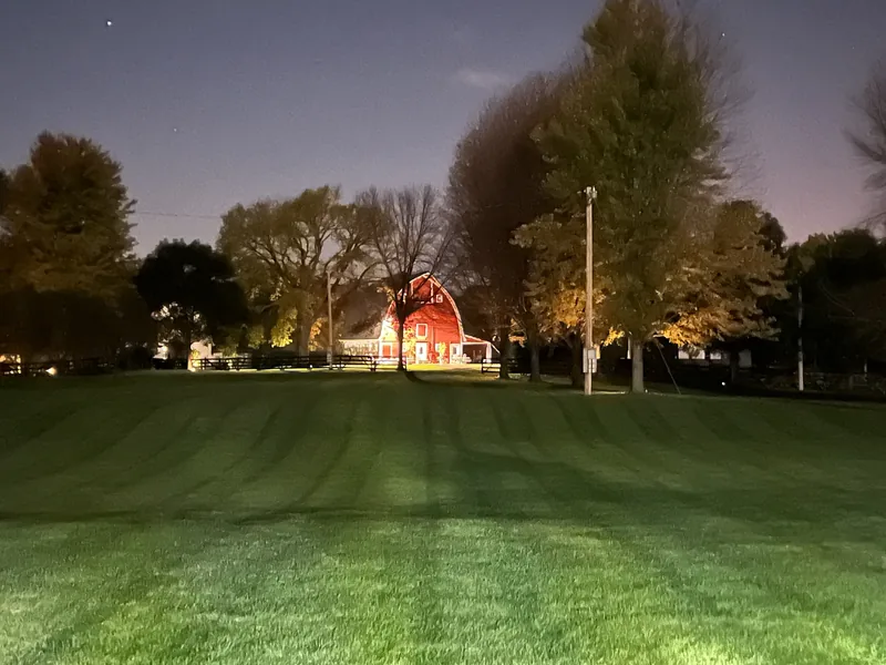 Event space at Scenic Iowa Estate with Historic Barn & 45-Acre Wedding Weekend Retreat