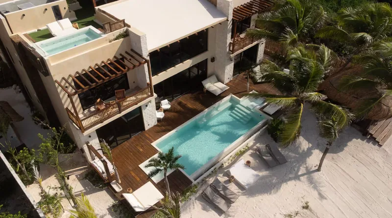 Event space at Oceanfront Luxury Villa Near Tulum