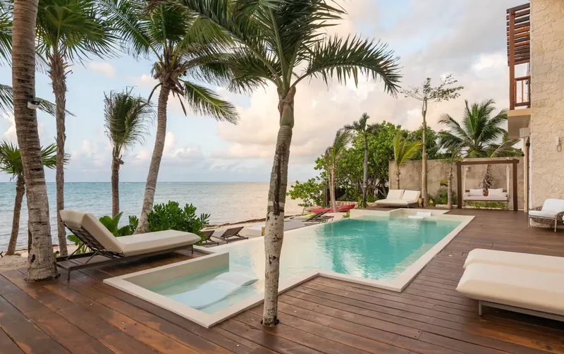 Event space at Oceanfront Luxury Villa Near Tulum