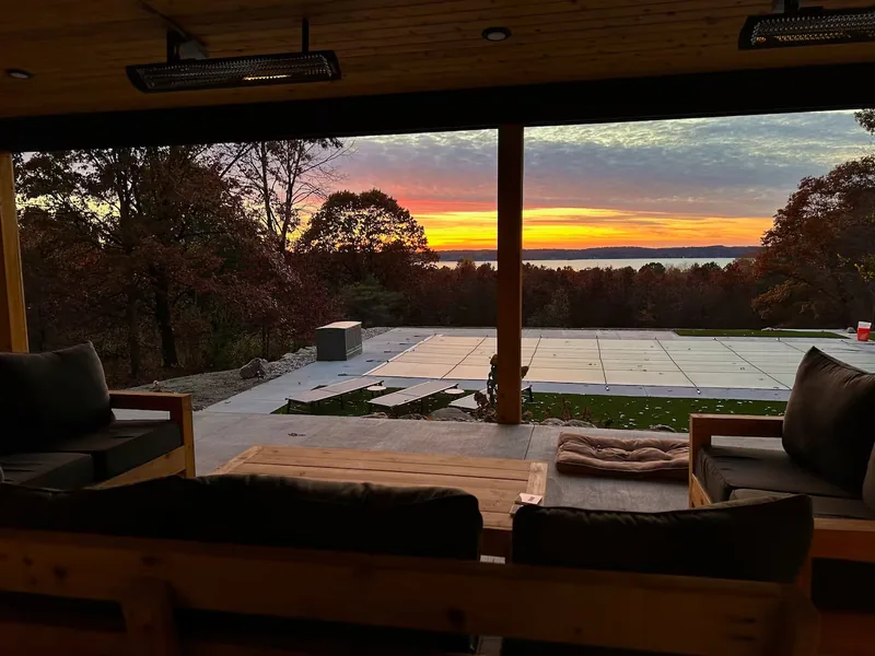 Event space at Torch Lake Escape; Pool, Hot Tub & Luxe Amenities