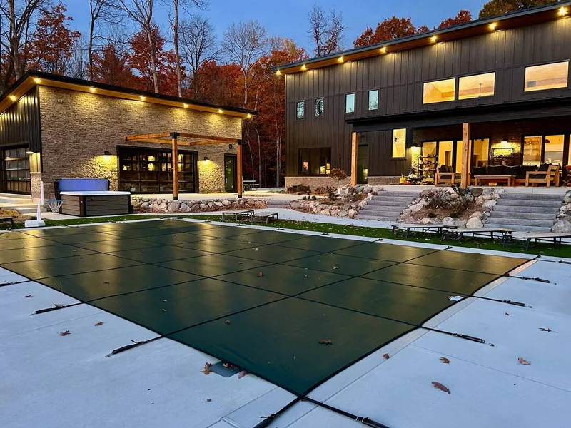 Event space at Torch Lake Escape; Pool, Hot Tub & Luxe Amenities